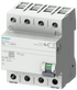 SIEMENS Jordfeilbryter type B - 5SV3344-4 - 40A - 30mA - 4-pol - Elbilgrossisten