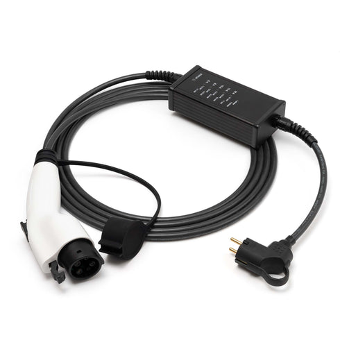 EBG SPARK LINE - Ladekabel til stikkontakt - Type 1 - Elbilgrossisten