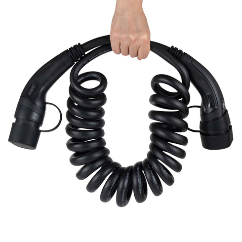 EBG — Type 2 to type 2 charging cable — Spiral cable — 32A 3-phase — 22 kW