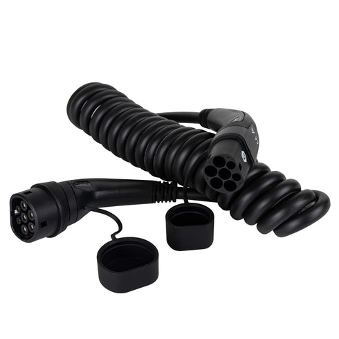 EBG — Type 2 to type 2 charging cable — Spiral cable — 32A 3-phase — 22 kW