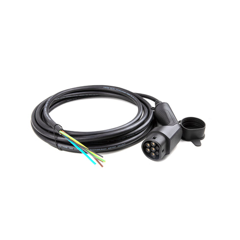 EBG — Pigtail ladekabel med type 2 plugg / støpsel — Elbilgrossisten