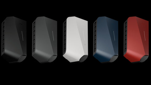 Easee Charge - Smart ladeboks - Sort - Grå - Hvit - Blå - Rød - Elbilgrossisten