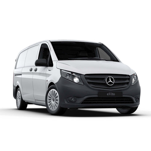 Ladeguiden - Mercedes eVito 2021 - Front - Elbilgrossisten