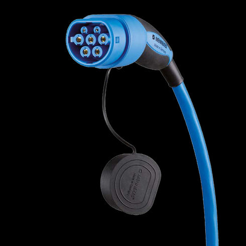 Mennekes® — Schuko til type 2 ladekabel — 10A — 1-fas — Type 2 plugg — Elbilgrossisten