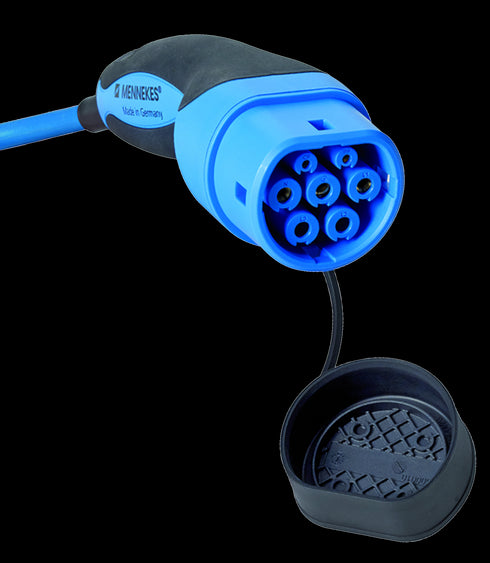 Mennekes® - Type 2 til type 2 ladekabel - 32A / 1-fas - 7,4 kW - Type 2 støpsel - Elbilgrossisten