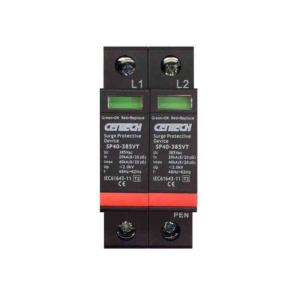 CENTECH - Overspenningsvern - 2-pol - IT/TT nett - Elbilgrossisten