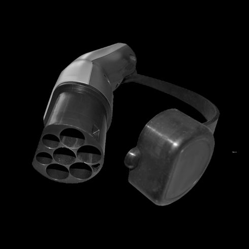 R-Plug — Type 2 plugg / støpsel - Male - Hankjønn - Front - Elbilgrossisten