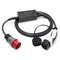 SPARK RED 16 - 16A CEE RED / rød til type 2 ladekabel - Elbilgrossisten
