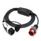 SPARK RED 16 - 16A CEE RED to type 2 charging cable - Elbilgrossisten