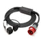 SPARK RED 32 ladekabel — 432-6 (32A/3-fase) rød industriplugg — Type 2 plugg — Elbilgrossisten