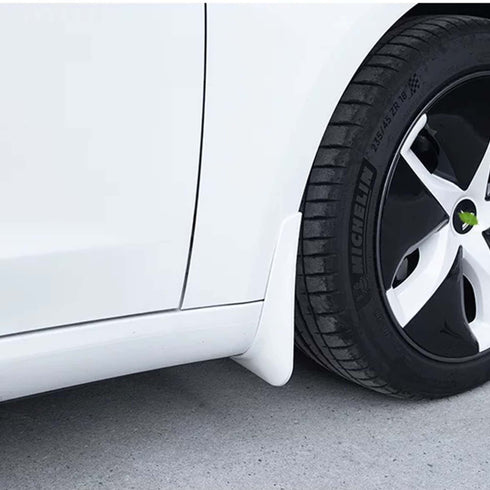 Skvettlapper - Mudflaps - Tesla Model 3 - Hvit - Elbilgrossisten