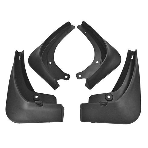 Skvettlapper - Mudflaps - Tesla Model 3 - Sort - Komplett sett Foran + bak - Elbilgrossisten