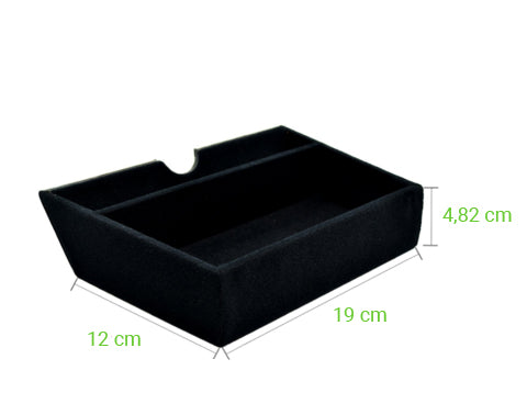 TSLA-skuff - Karbon - Mål og dimensjoner