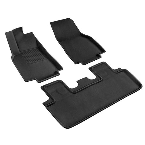 TSLA Floor Mats - TMY - Tesla Model Y - Top - Gulvmatte - Kupematte - Gummimatte - Elbilgrossisten