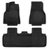 TSLA Floor Mats - TMY - Tesla Model Y - Top - Gulvmatte - Kupematte - Gummimatte - Elbilgrossisten