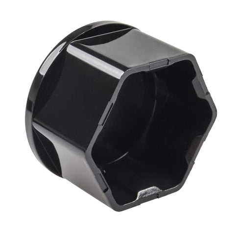 TSLA TM3 - Glossy sort - Back - Lug Nut Cover - Hjulmutter kapsler til Tesla Model 3