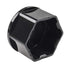 TSLA TM3 - Glossy sort - Back - Lug Nut Cover - Hjulmutter kapsler til Tesla Model 3