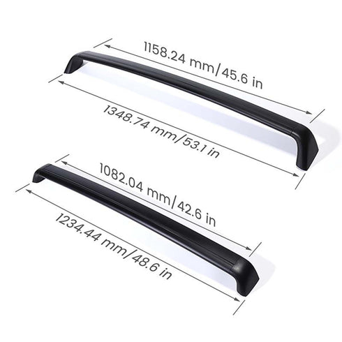 TSLA Takstativ til Tesla Model 3 - TM3 - Mål - Measurements - Elbilgrossisten