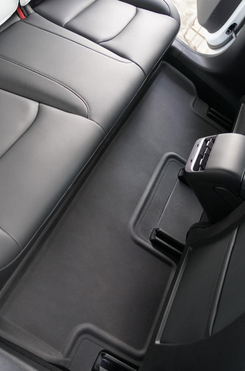 TSLA Floor Mats TM3 - Gulvbeskyttelse - Bilmatte - Gulvmatte - Baksete - Tesla Model 3
