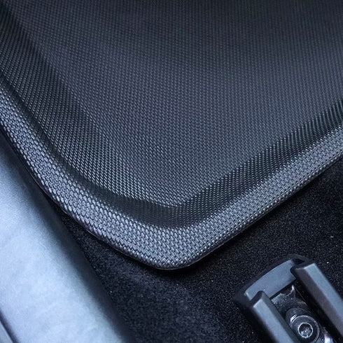 TSLA Floor Mats TM3 - Gulvbeskyttelse - Bilmatte - Gulvmatte - Høy kant - Tesla Model 3