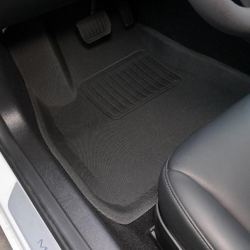 TSLA Floor Mats TM3 - Gulvbeskyttelse - Bilmatte - Gulvmatte - Førermatte - Tesla Model 3