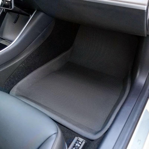 TSLA Floor Mats TM3 - Gulvbeskyttelse - Bilmatte - Gulvmatte - Passasjermatte - Tesla Model 3
