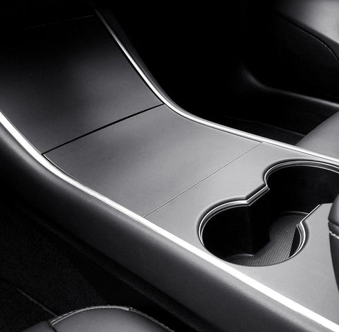 TapTes_Tesla_Model_3_Center_Console_Wrap_All_Black_Matte_3