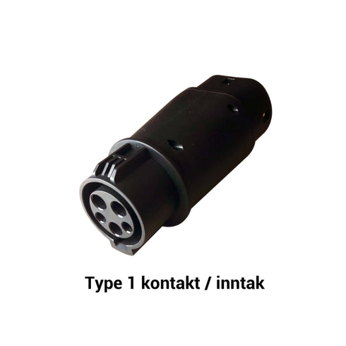 EBG - Type 1 til type 2 adapter / overgang Compact - Elbilgrossisten