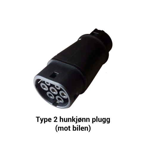 EBG - Type 1 til type 2 adapter / overgang Compact - Elbilgrossisten