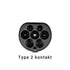 Type 2 til type 1 adapter - 32A - 1-fas - 7,4 kW - Elbilgrossisten