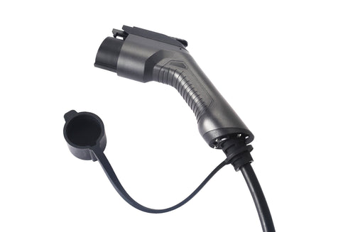 SPARK Black — Schuko / CEE til type 1 / 2 — justerbar ladekabel 8/10/16A — 1-fas — 3,6 kW