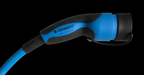 Mennekes® - Type 2 til type 2 ladekabel - 32A / 1-fas - 7,4 kW - Type 2 støpsel - Elbilgrossisten