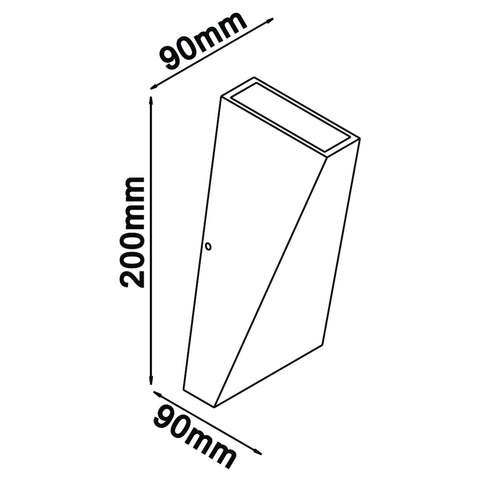 V-TAC - VT826 - LED lys - Vegglampe - Elbilgrossisten