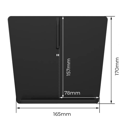 WPC Gen 2 - Trådløs ladeplate til Tesla Model 3 - Dimensjoner