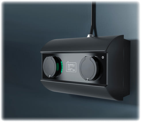 Wallbox Duo Mini - 32A/1-fas - 2x type 2 kontakt - Elbilgrossisten