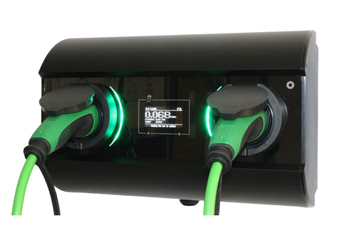 Wallbox Duo Mini - 32A/1-fas - 2x type 2 kontakt - Hjemmelader - Elbilgrossisten