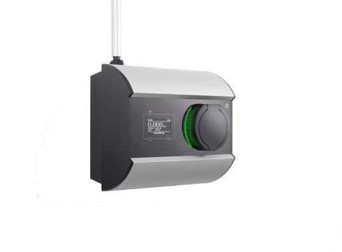 Wallbox Single - Silver - Elbilgrossisten