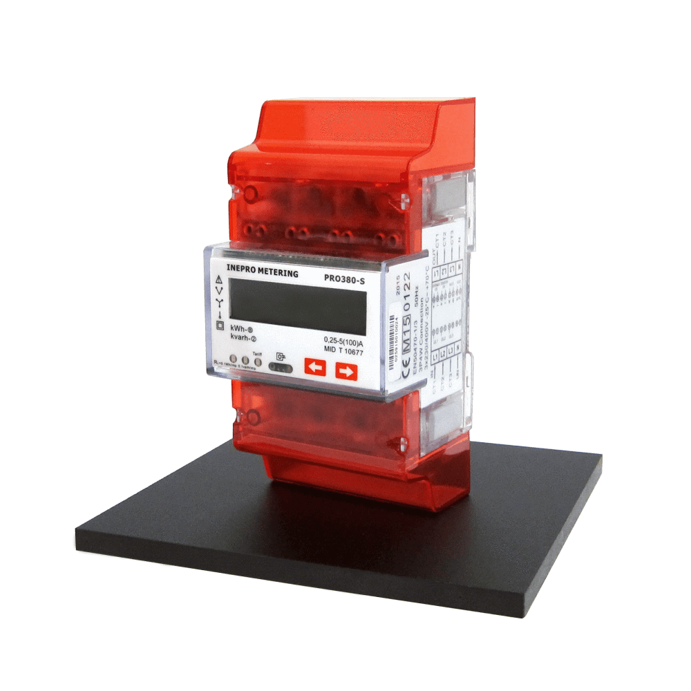 Pro1 Inepro Energimåler / Strømmåler - inepro® Metering PRO380-S - 3-fase - 4 modul ...